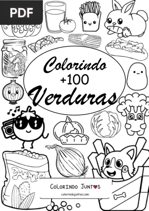 Livro de Verduras para Colorir