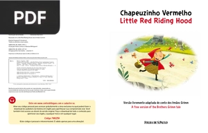 Livro em Inglês-Português Chapeuzinho Vermelho