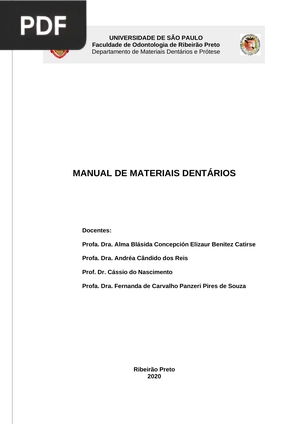 Manual de Materiais Dentários