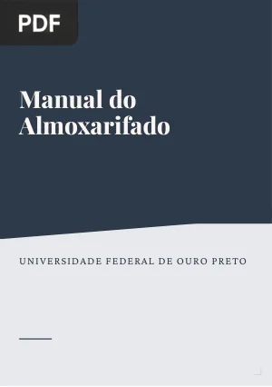 Manual do Almoxarifado da UFOP