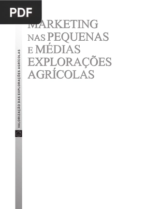 Marketing nas pequenas e médias explorações agrícolas