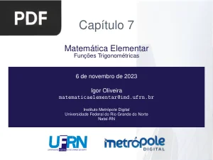 Matemática Elementar: Funções Trigonométricas