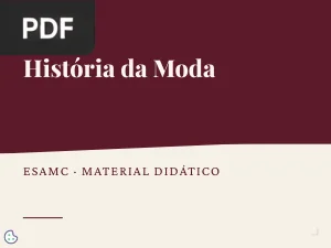 Material de Apoio: História da Moda