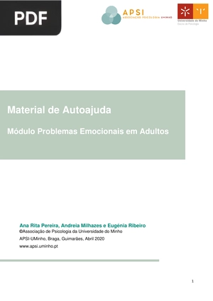 Material de Autoajuda - Módulo Problemas Emocionais em Adultos