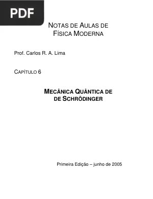 Mecânica Quântica de Schrödinger