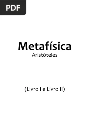 Metafísica: Livros I e II
