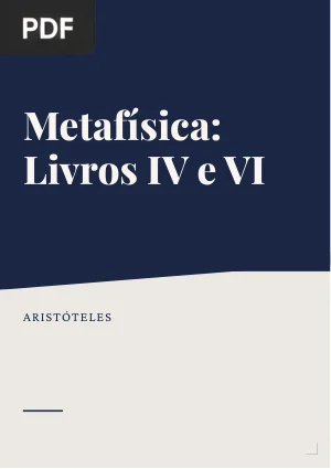 Metafísica: Livros IV e VI