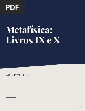 Metafísica: Livros IX e X
