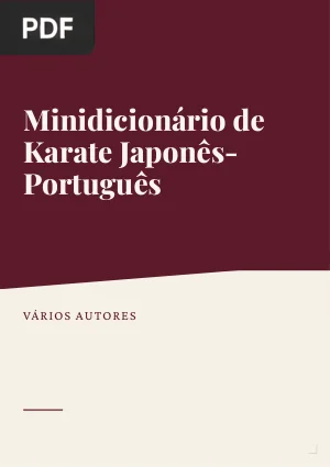 Minidicionário de Karate Japonês - Português