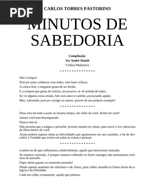Minutos de Sabedoria
