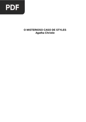 Misterioso Caso de Styles
