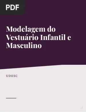 Modelagem do vestuário infantil e masculino