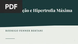 Musculação e Hipertrofia Máxima