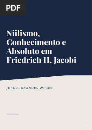 Niilismo, Conhecimento e Absoluto em Friedrich H. Jacobi