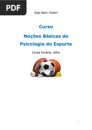 Noções Básicas de Psicologia do Esporte