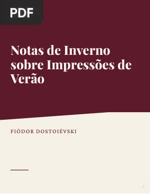 Notas de Inverno sobre Impressões de Verão