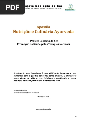 Nutrição e Culinária Ayurveda