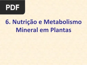 Nutrição e Metabolismo Mineral em Plantas
