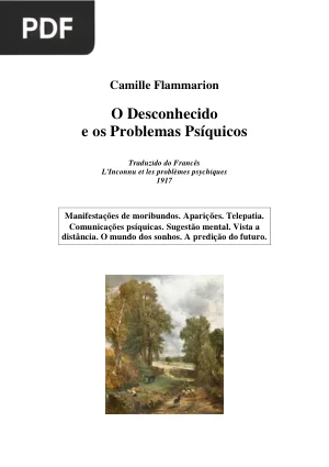 O Desconhecido e os Problemas Psíquicos