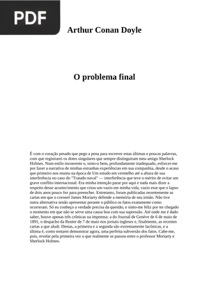 O Problema Final