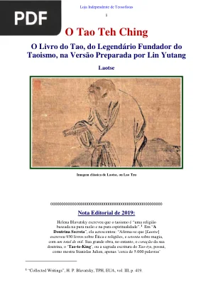 O Tao Teh Ching: Versão de Lin Yutang