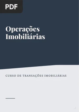 Operações Imobiliárias: Curso Técnico em Transações Imobiliárias