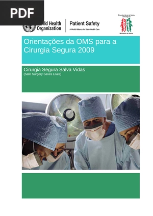 Orientações da OMS para a Cirurgia Segura 2009