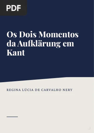 Os Dois Momentos da Aufklärung em Kant