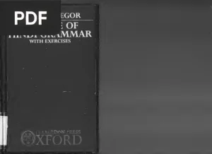 Outline of Hindi Grammar