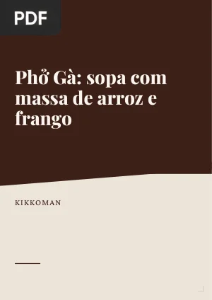 Phở Gà: sopa com massa de arroz e frango