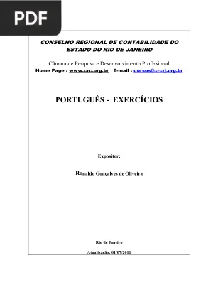 Português - Exercícios