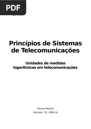 Princípios de Sistemas de Telecomunicações