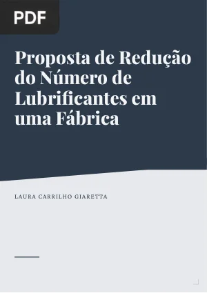 Proposta de Redução do Número de Lubrificantes em uma Fábrica