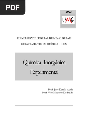 Química Inorgânica Experimental