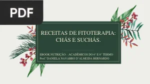 Receitas de Fitoterapia: Chás e Suchás