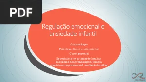 Regulação Emocional e Ansiedade Infantil