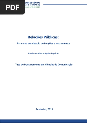 Relações Públicas, Para uma atualização de Funções e Instrumentos