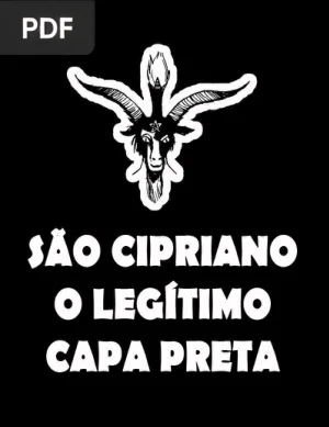 São Cipriano O Legítimo Capa Preta