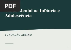 Saúde Mental na Infância e Adolescência