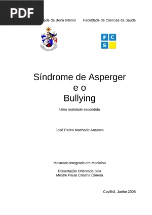 Síndrome de Asperger e o Bullying