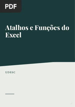 Teclas de atalho e de funções do Excel