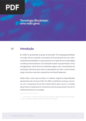 Tecnologia Blockchain: uma visão geral