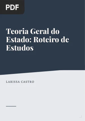 Teoria Geral do Estado: Roteiro de Estudos