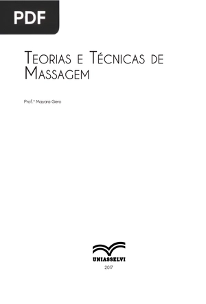 Teorias e Técnicas de Massagem