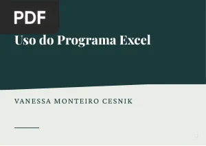 Uso do Programa Excel