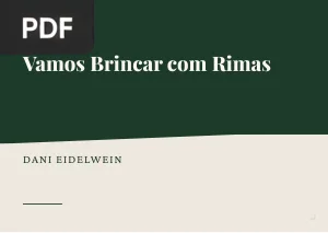 Vamos brincar com rimas
