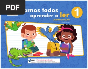 Vamos Todos Aprender a Ler- Primeiro Ano - Caderno do Aluno 1