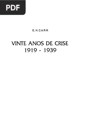 Vinte Anos de Crise 1919 - 1939