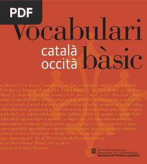 Vocabulari bàsic català-occità