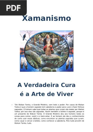 Xamanismo: A Verdadeira Cura é a Arte de Viver